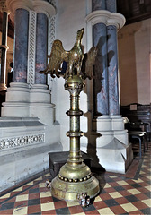 south tidworth church, wilts,c19 brass eagle lectern