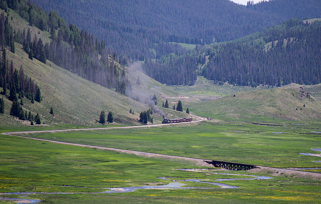 Cumbres & Toltec Railroad chase (# 0131)