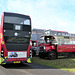 London buses spanning around 86 years at Showbus - 29 Sep 2019 (P1040631)