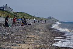 Sea Fishing at High Tide