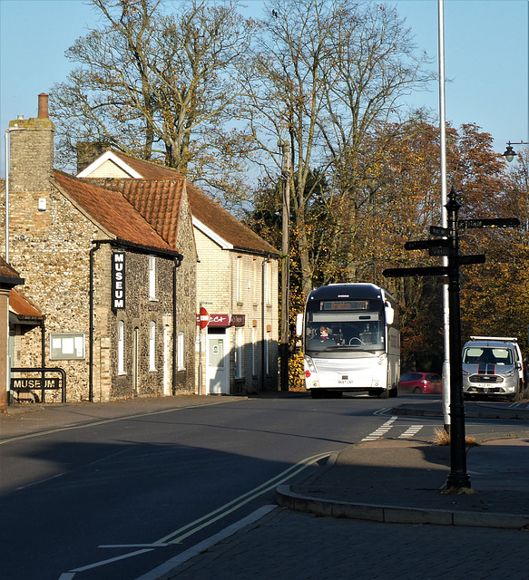 Lucketts Travel (NX owned) 5602 (BK67 LNY) in Mildenhall - 16 Nov 2021 (P1090908)