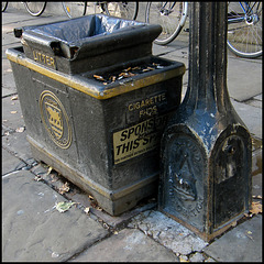 old Oxford cigarette bin