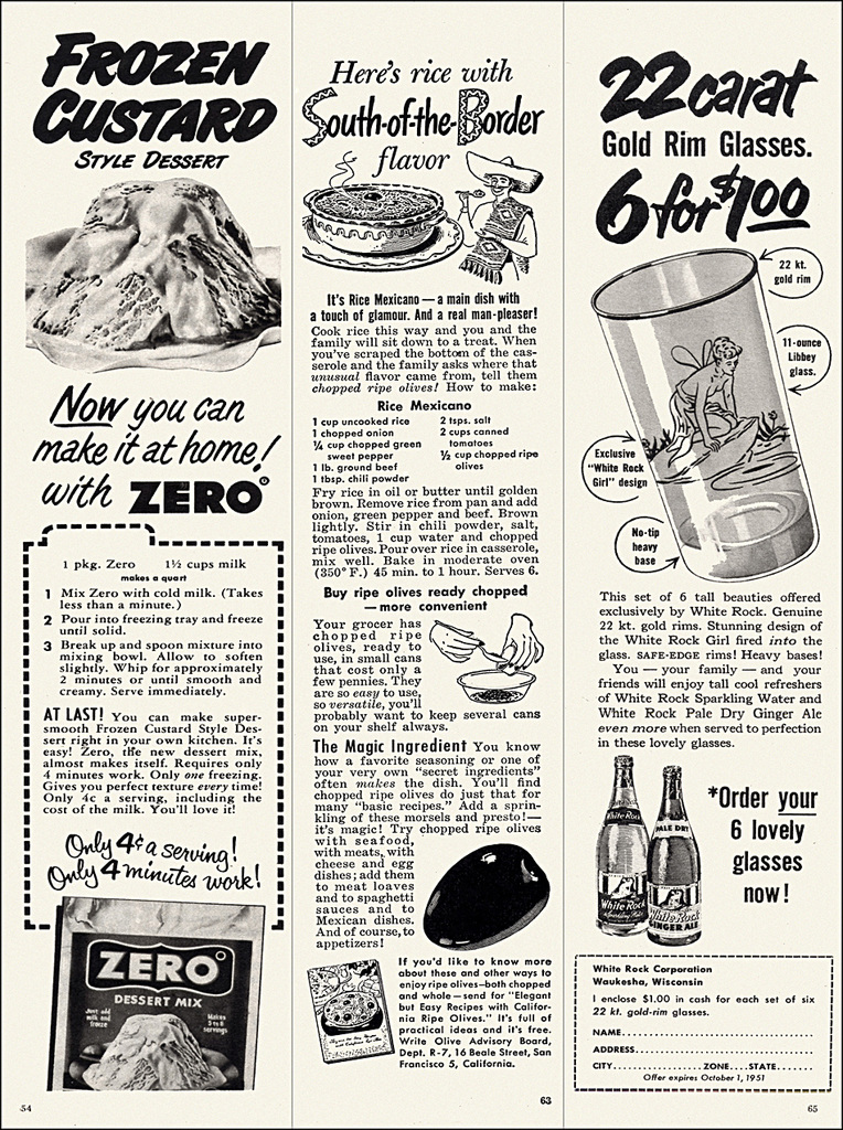 B&W Ads, 1951