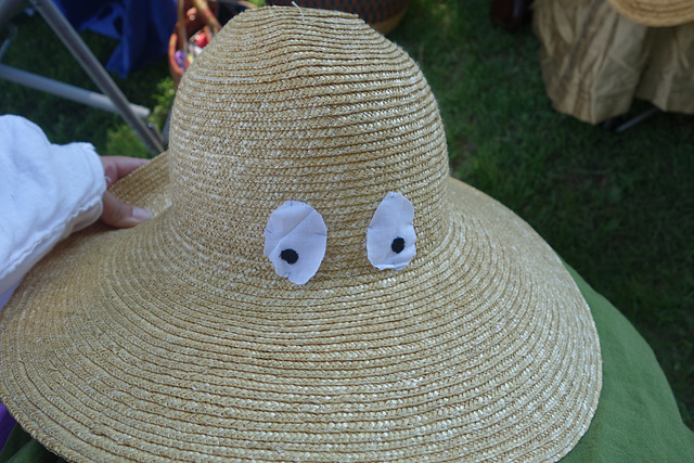 Eyes on the back of hat!