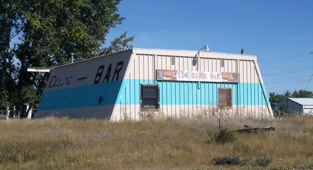 Log cabin bar