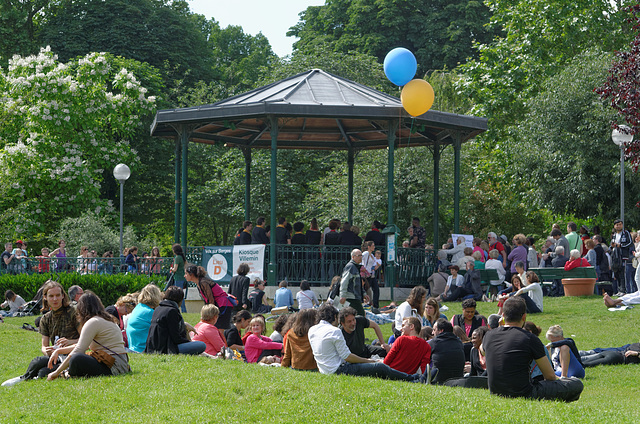 Kiosque à chants