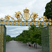 Sweden, Stockholm, Decoration of the Entrance Gate to the Baroque Park of the Dottningholm Palace