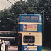 Former Ashton-under-Lyne trolleybus 87 (YTE 826) at the East Anglia Transport Museum, Carlton Colville – 6 Jul 1986 (38-23)