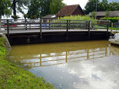 Auch diese Brücke stand kurze Zeit später unter Wasser