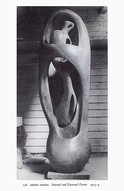 "Internal and External Forms," Henry Moore 1953-54