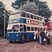 Former Ashton-under-Lyne trolleybus 87 (YTE 826) at the East Anglia Transport Museum, Carlton Colville – 6 Jul 1986 (38-16)