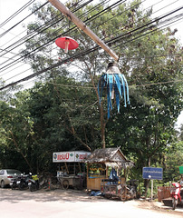 Lampadaire insolite