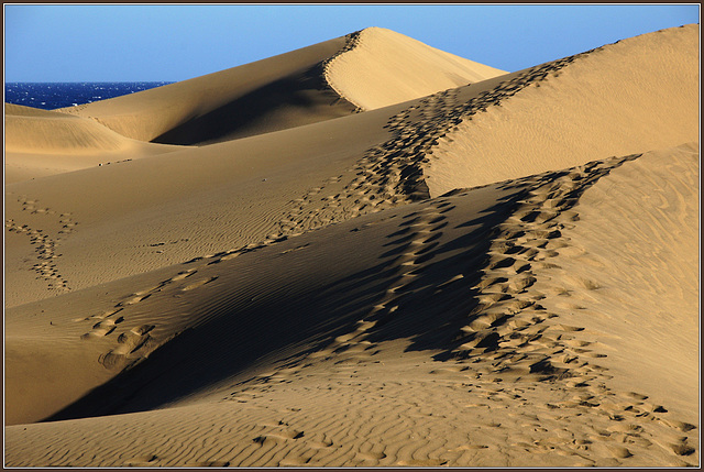 Spuren im Sand