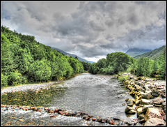 River Liza flowing through Ennerdale Forest