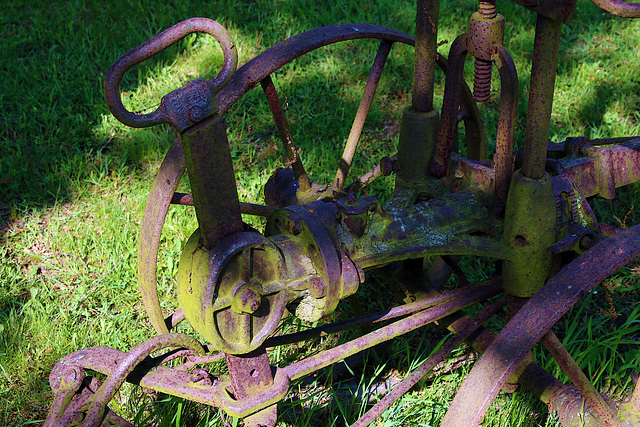 Une deuxième vie pour cet ancien outil agricole . .