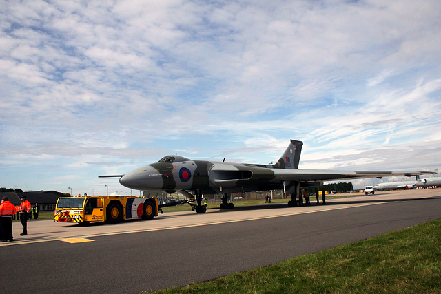 The Last Flying Vulcan XH558 at RAF Waddington,Lincolnshire 21st August 2014