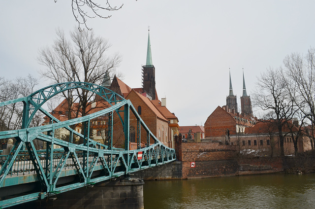 Wroclaw, Cathedral Bridge