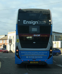 Ensignbus 132 (YX66 WLH) in Mildenhall - 16 Nov 2021 (P1090951)