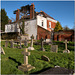 Churchyard and Vicarage, Aldenham, Herts