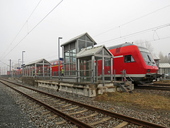 "gestrandeter" Regionalexpress Dresden - Hof