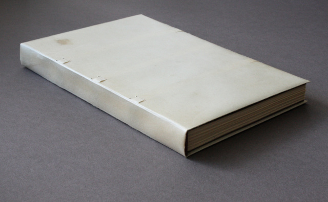 Limp vellum binding