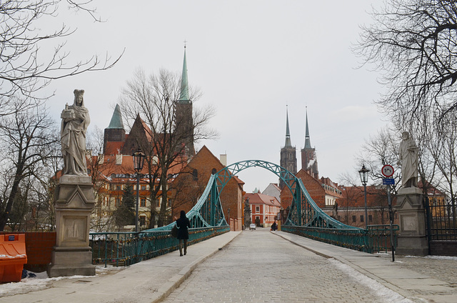 Wroclaw, Cathedral Bridge