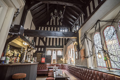 The bar and roof timbers.. 'Royal oak'