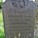 c19 slate gravestone with mourner and cut rose, william thompson +1863 aldwinkle all saints church, northants  (10)