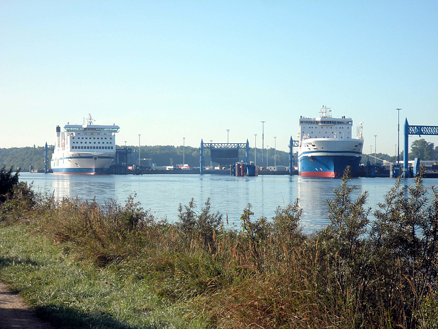 Blick auf Skandinavien Kai