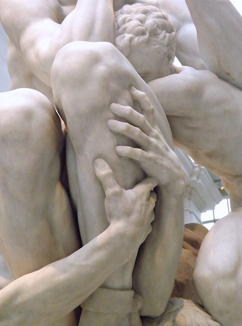 Detail of Ugolino and His Sons by Carpeaux in the Metropolitan Museum of Art, June 2012