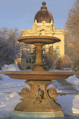 fountain and Legislative Building