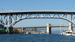 Granville Street Bridge From the Water