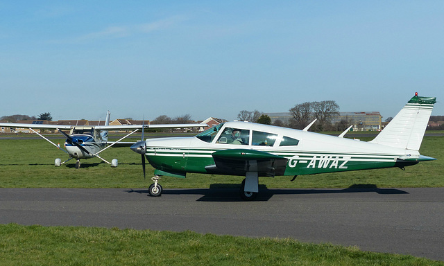 G-AWAZ at Solent Airport - 3 February 2019