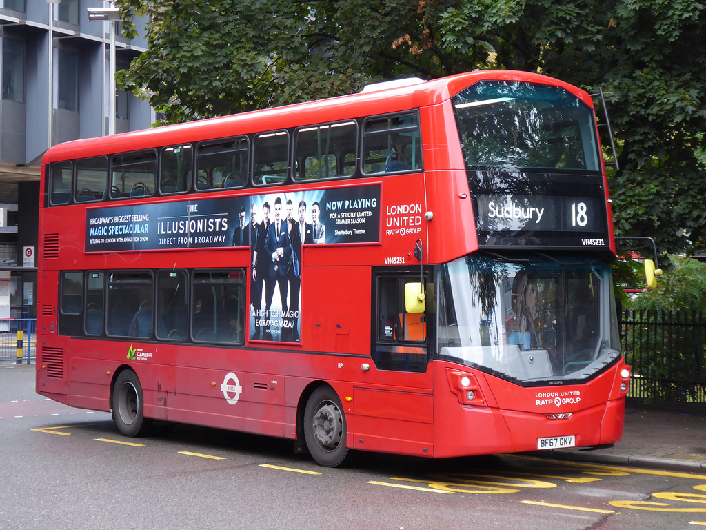 London United VH45231 at Euston - 27 July 2019