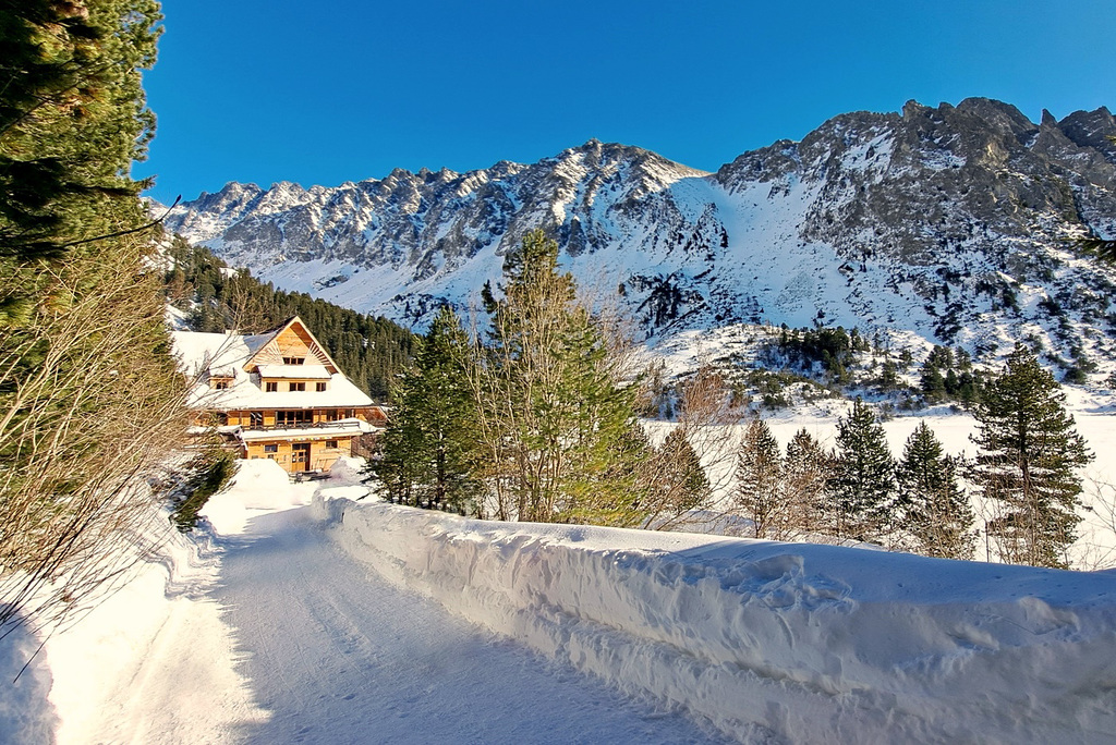 Winter in the mountains