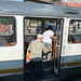 Bucharest- Boarding the Tram