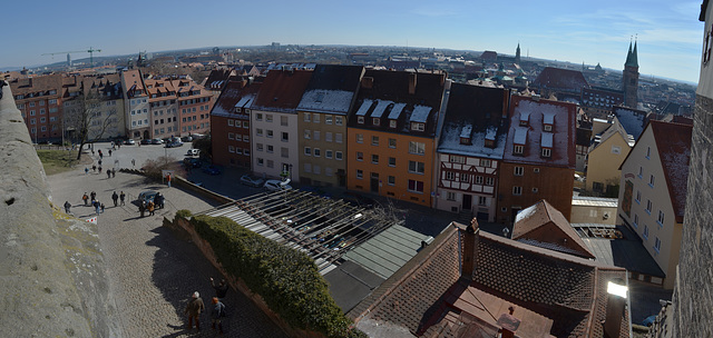 Nürnberg, View from the Castle Walls