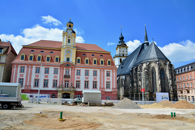 Weißenfels 2017 – City hall and Marienkirche