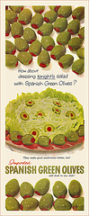 Spanish Green Olives Ad, 1955
