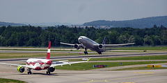 Rechtsvortritt am Flughafen Zürich