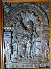 wilton church, wilts  c17 woodwork on door (1)