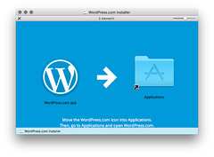 WordPress app DMG install