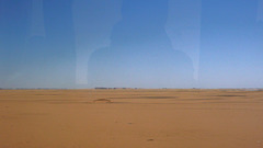 Sahara, photograph from a bus window  ☆
