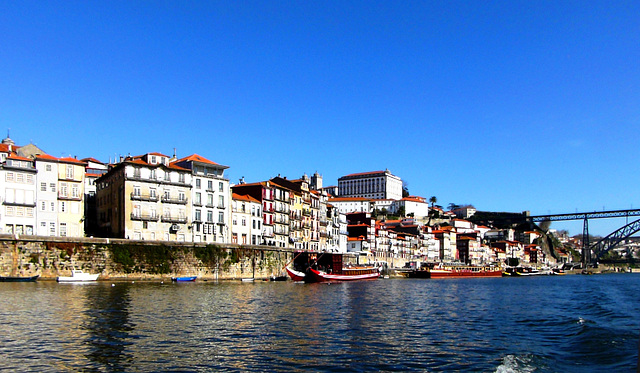 PT - Porto - Ribeira seen from the Douro