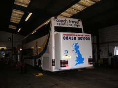 Burtons Coaches 3262 MW in the Haverhill workshops - 8 Mar 2008 (DSCN1362)