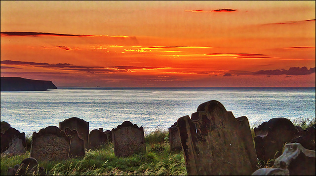 A Whitby Sunset.