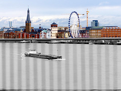 Düsseldorf - Panorama der farbenfrohen Altstadt