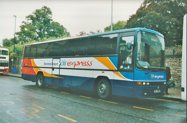 Stagecoach Viscount WLT 908 (L158 LBW) in Cambridge - 6 Aug 2001 (475-12)