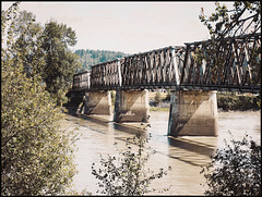 Fraser River Bridge.