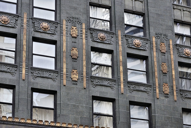 Art Deco Trim, Take #3 – Carbide and Carbon Building, 333 North Michigan Avenue, Chicago, Illinois, United States